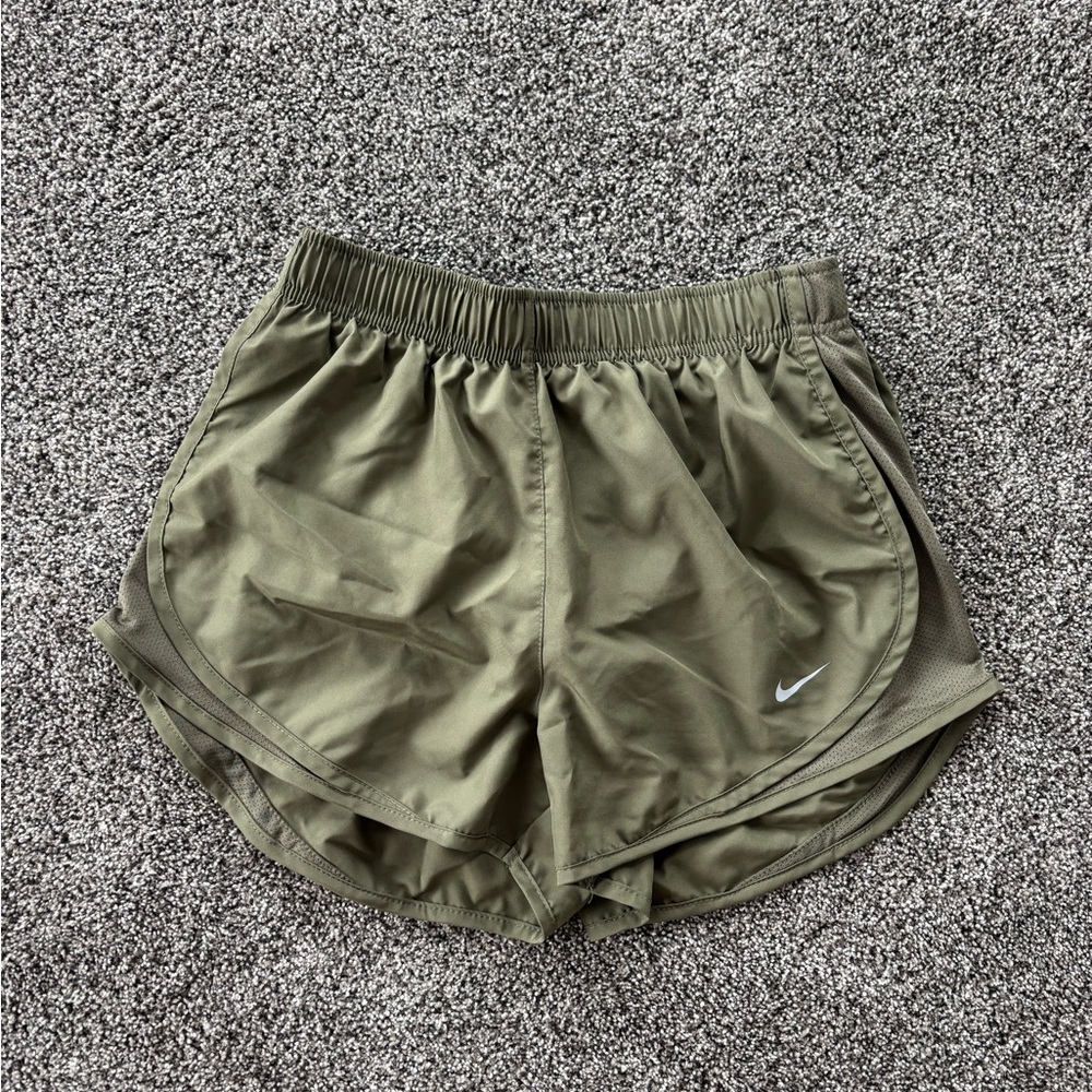 Nike Women's Olive Green Shorts